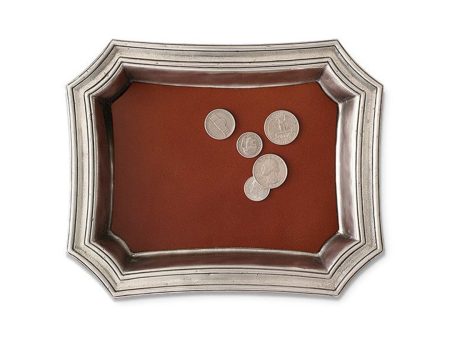 Change Tray with Leather Insert For Discount