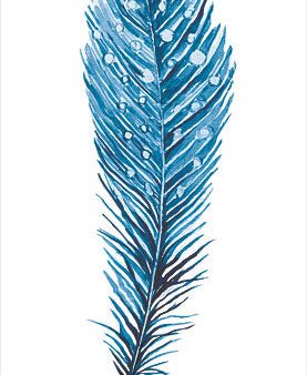 CIN3094 - Blue Feather II - 9x18 For Discount