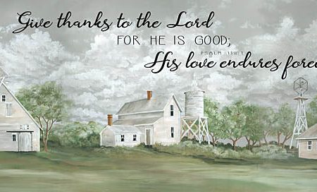 CIN2390A - Give Thanks to the Lord   - 36x12 For Sale