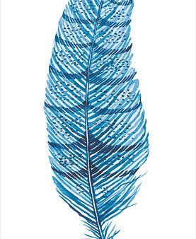 CIN3093 - Blue Feather I - 9x18 Online Sale