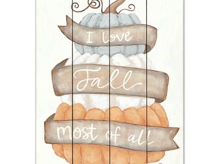 BAKE159PAL - I Love Fall    - 12x16 Hot on Sale