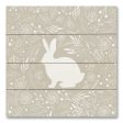 BRO211PAL - Floral Rabbit - 12x12 For Sale